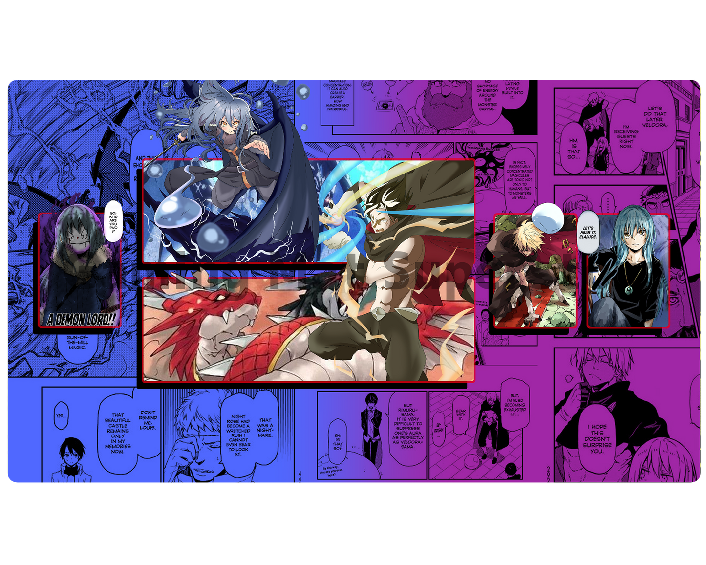 Union Arena Reincarnated Rimaru & Veldora Playmat Anime Design