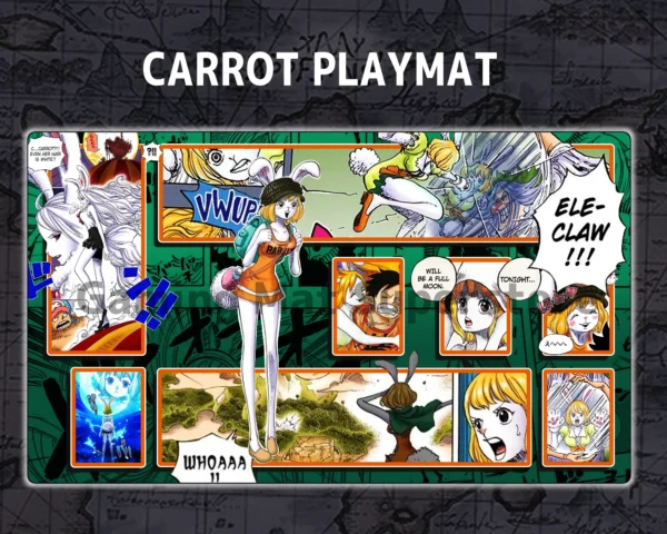 Custom Carrot Green mat