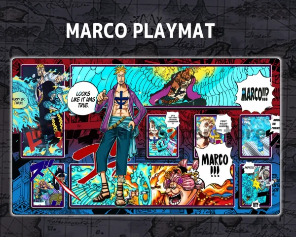 Custom Marco Red Blue mat