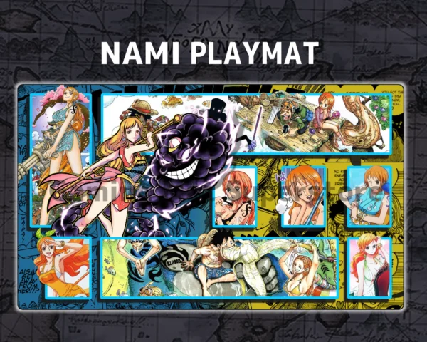 Custom Nami Yellow Blue mat