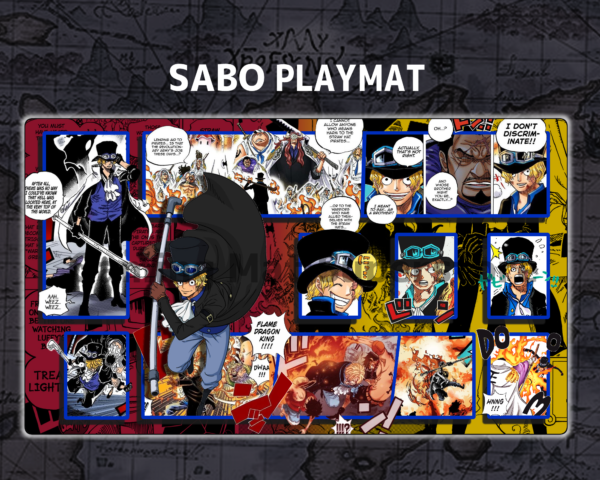 Custom Sabo Red Yellow mat