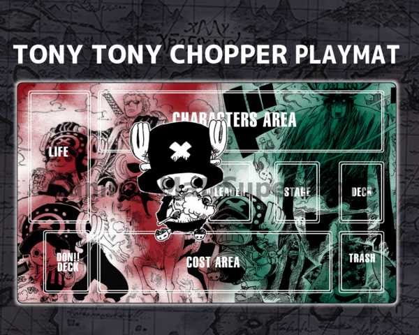 Custom Tony Tony Chopper Red Green mat