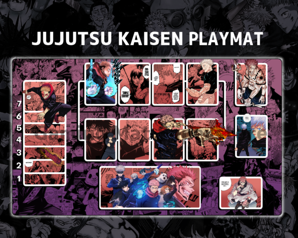 Custom Jujutsu Kaisen Union Arena Purple mat