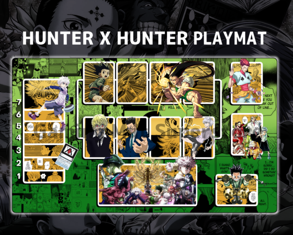 Custom Hunter X Hunter Union Arena Green mat