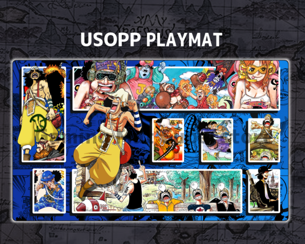 Custom Usopp Blue mat