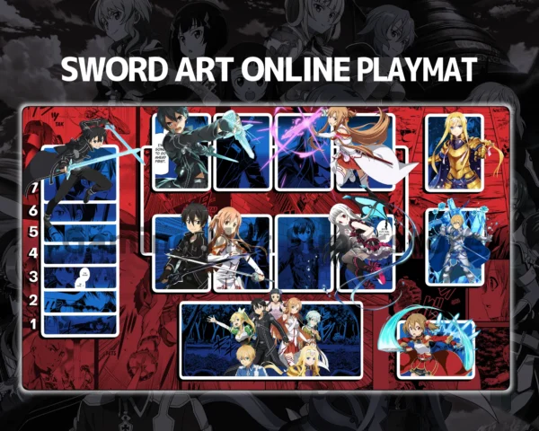 Custom SAO Union Arena - Red mat