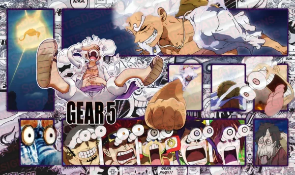 Luffy Gear 5 Playmat (Anime Version)