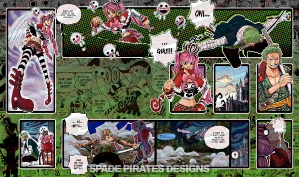 Roronoa Zoro & Perona Playmat