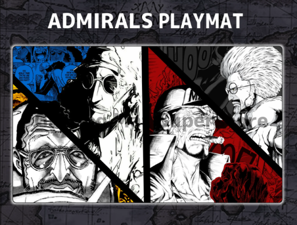 Custom Admirals Navy mat