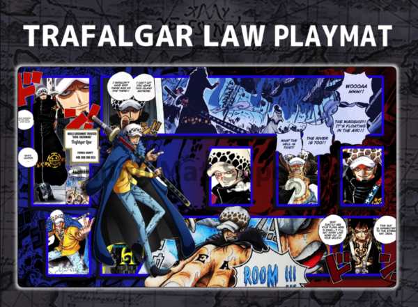 Custom Law Blue Red mat