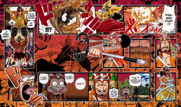 One Piece TCG Usopp Playmat (Flame Star Version)