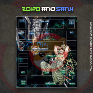 Roronoa Zoro & Vinsmoke Sanji dual player playmat