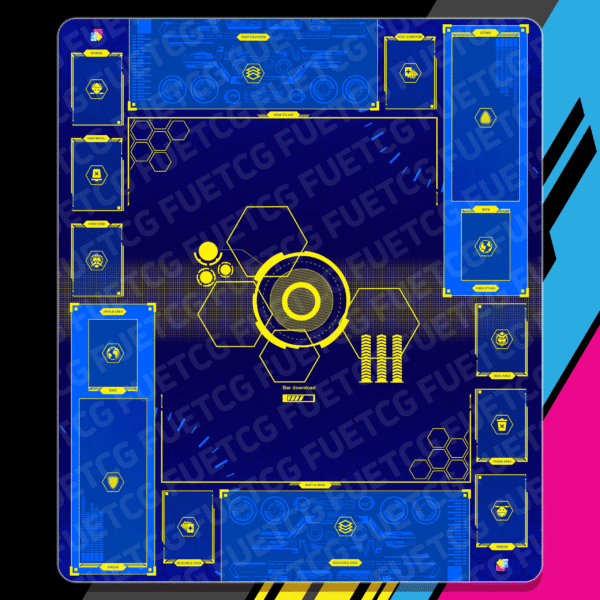 Playmat double player for gundam cardgame - Design from FuêTCG